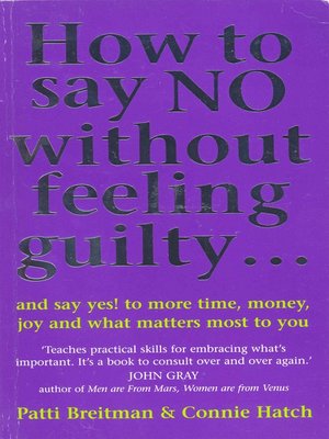 cover image of How to Say No Without Feeling Guilty ...